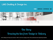 Tablet Screenshot of lmgdrafting.ca